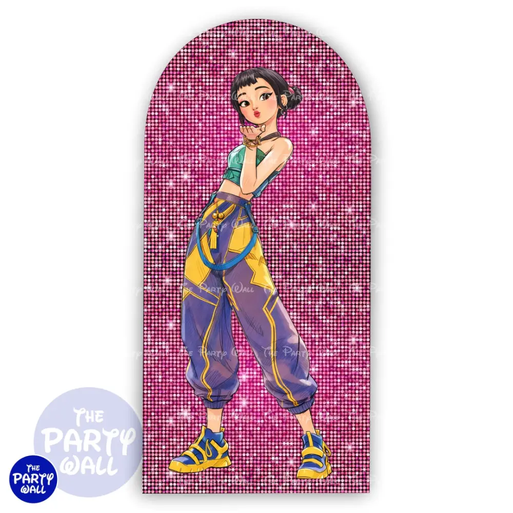 KPop Demon Hunters - Funda para mampara de punta redonda o rectangular The Party Wall