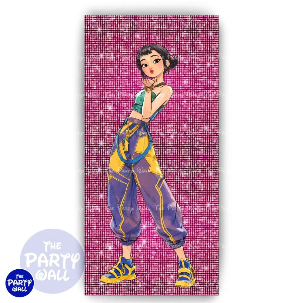 KPop Demon Hunters - Funda para mampara de punta redonda o rectangular The Party Wall