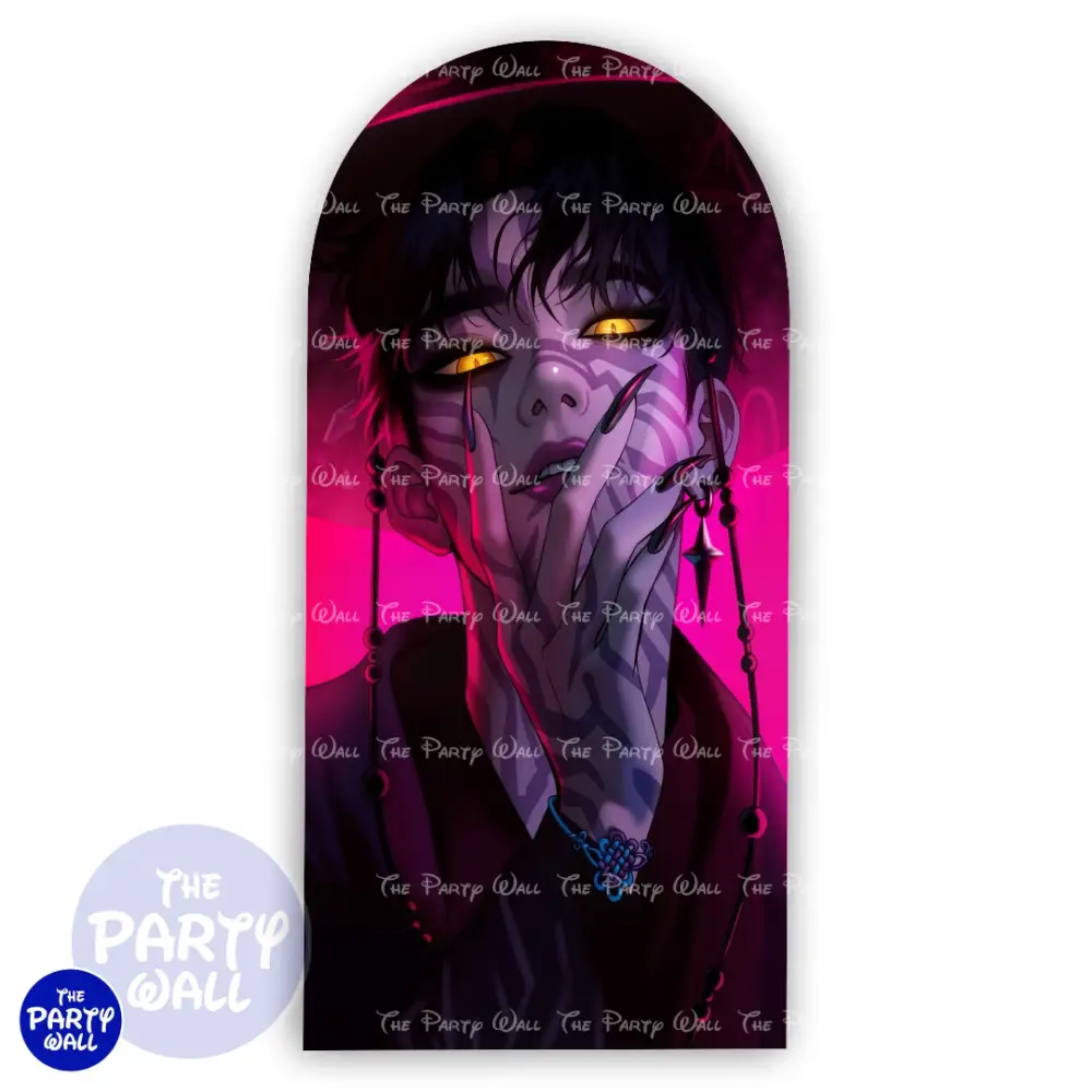 KPop Demon Hunters - Funda para mampara de punta redonda o rectangular The Party Wall