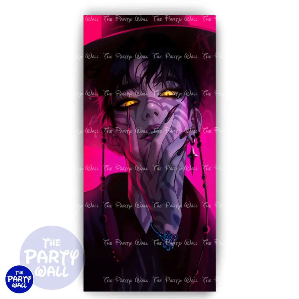 KPop Demon Hunters - Funda para mampara de punta redonda o rectangular The Party Wall