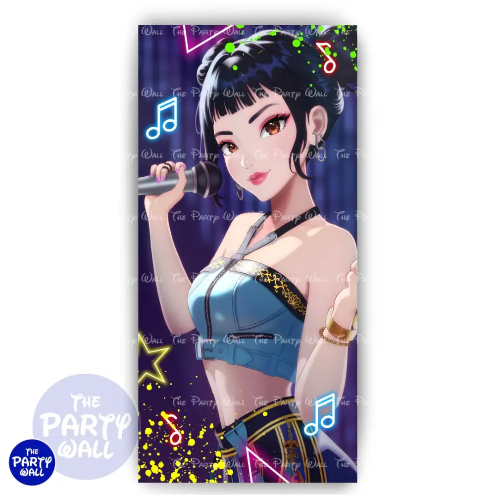 KPop Demon Hunters - Funda para mampara de punta redonda o rectangular The Party Wall