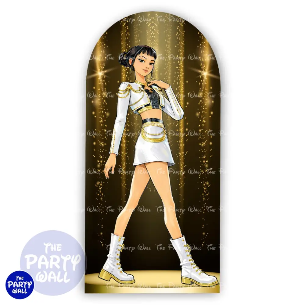 KPop Demon Hunters - Funda para mampara de punta redonda o rectangular The Party Wall