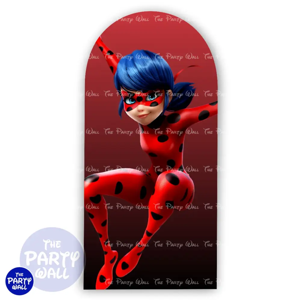 Ladybug - Funda para mampara de punta redonda o rectangular The Party Wall