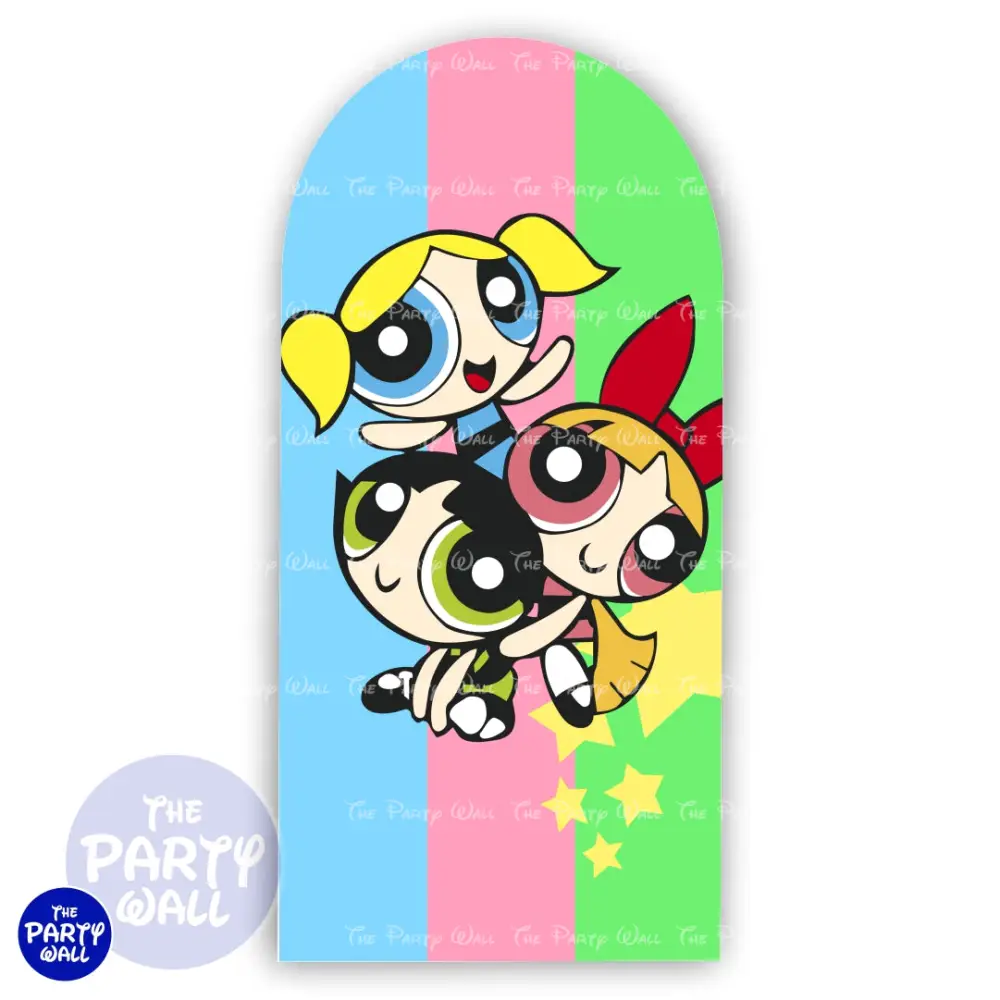Las Chicas Superpoderosas - Funda para mampara de punta redonda o rectangular The Party Wall
