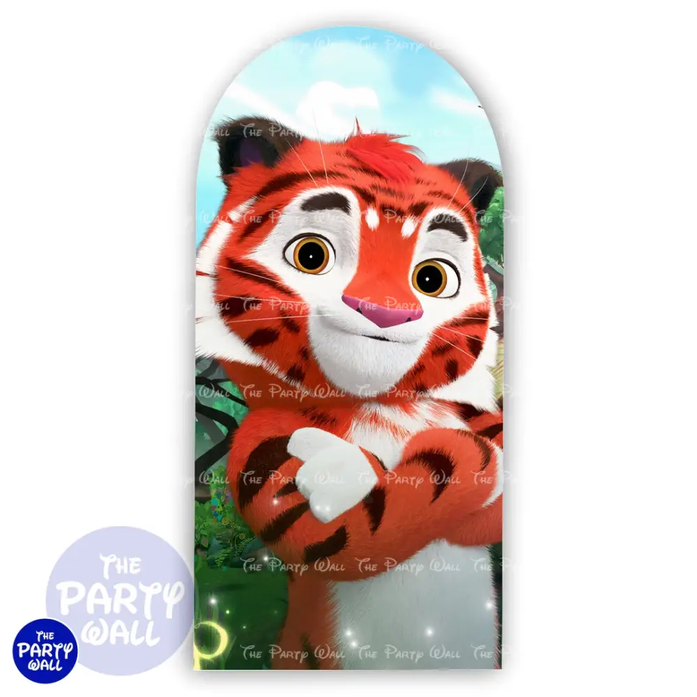 Leo y Tig - Funda para mampara de punta redonda o rectangular The Party Wall
