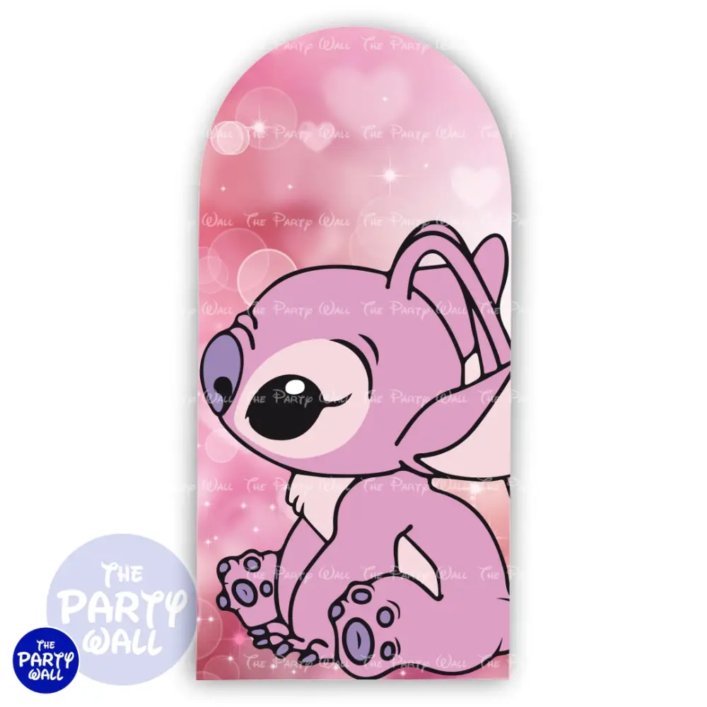 Lilo y Stitch - Funda para mampara de punta redonda o rectangular The Party Wall