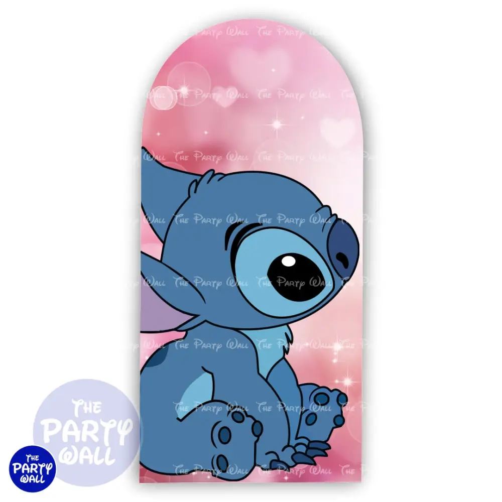 Lilo y Stitch - Funda para mampara de punta redonda o rectangular The Party Wall