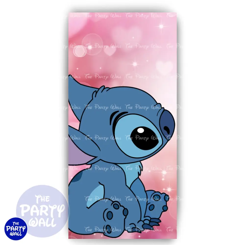 Lilo y Stitch - Funda para mampara de punta redonda o rectangular The Party Wall
