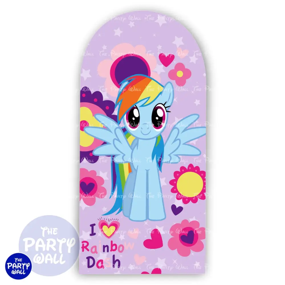 My Little Pony - Funda para mampara de punta redonda o rectangular The Party Wall