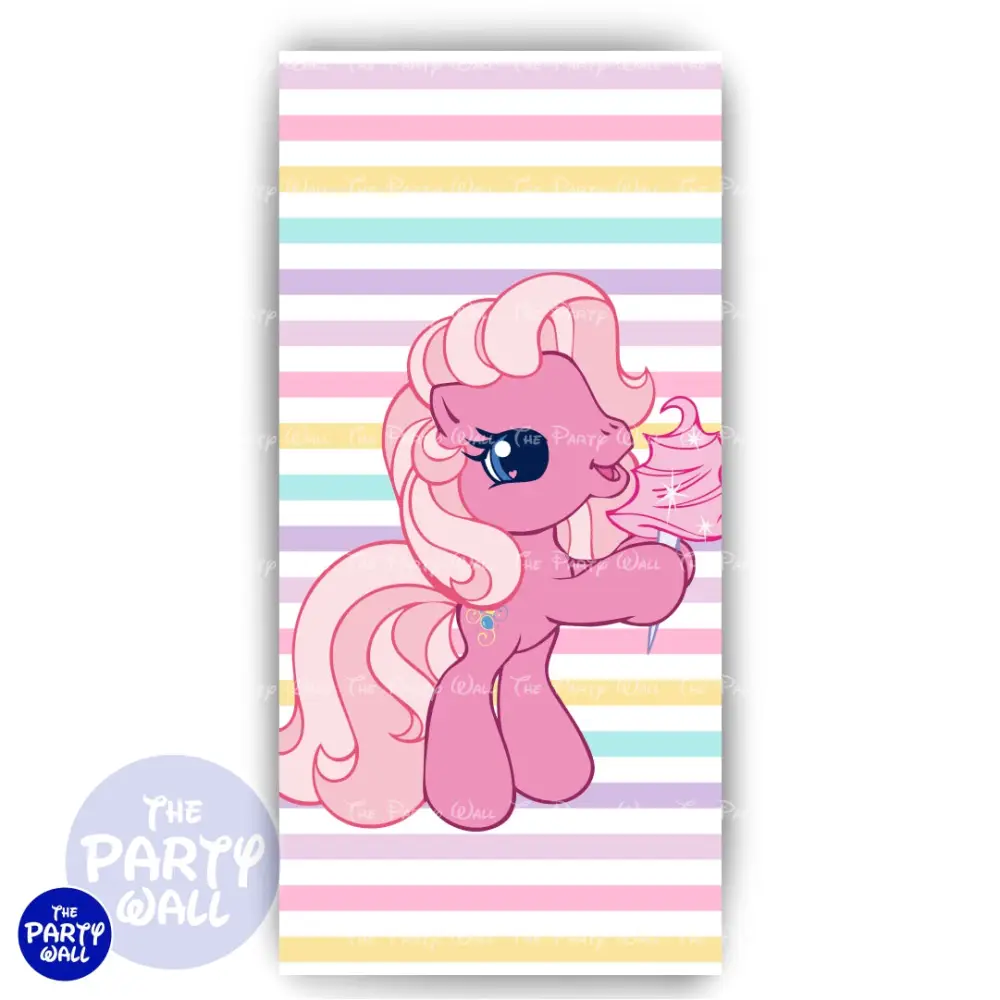 My Little Pony - Funda para mampara de punta redonda o rectangular The Party Wall