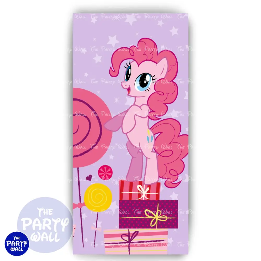 My Little Pony - Funda para mampara de punta redonda o rectangular The Party Wall
