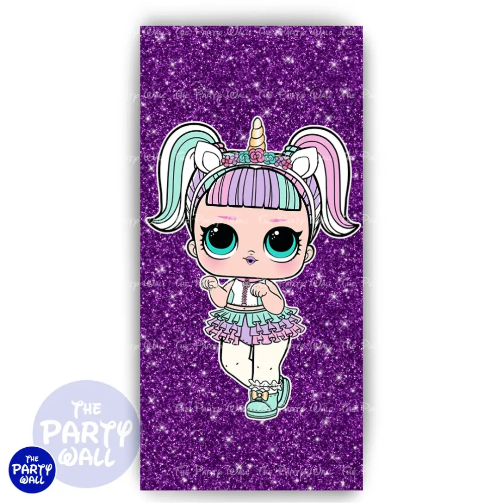 LOL Surprise - Funda para mampara de punta redonda o rectangular The Party Wall