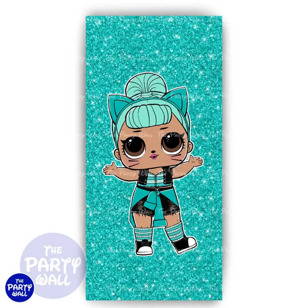 LOL Surprise - Funda para mampara de punta redonda o rectangular The Party Wall