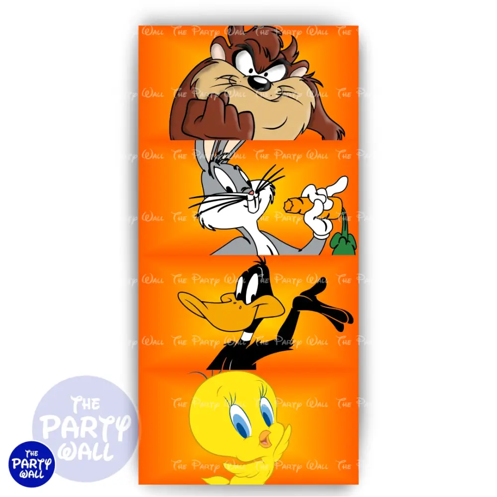 Looney Tunes - Funda para mampara de punta redonda o rectangular The Party Wall