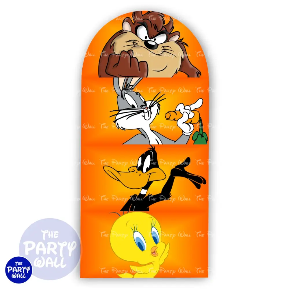 Looney Tunes - Funda para mampara de punta redonda o rectangular The Party Wall
