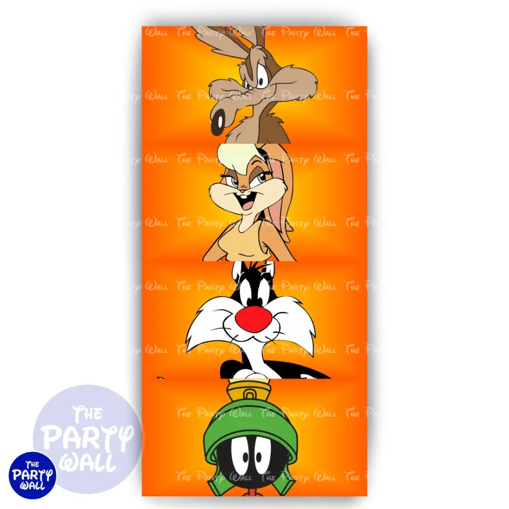 Looney Tunes - Funda para mampara de punta redonda o rectangular The Party Wall
