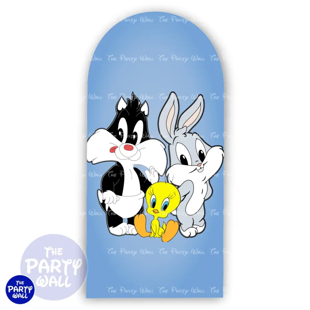Looney Tunes - Funda para mampara de punta redonda o rectangular The Party Wall