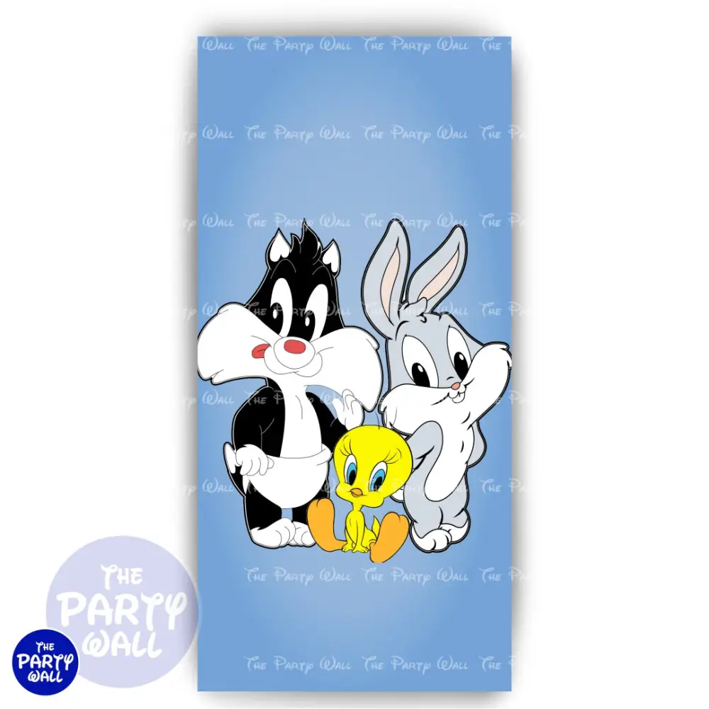 Looney Tunes - Funda para mampara de punta redonda o rectangular The Party Wall