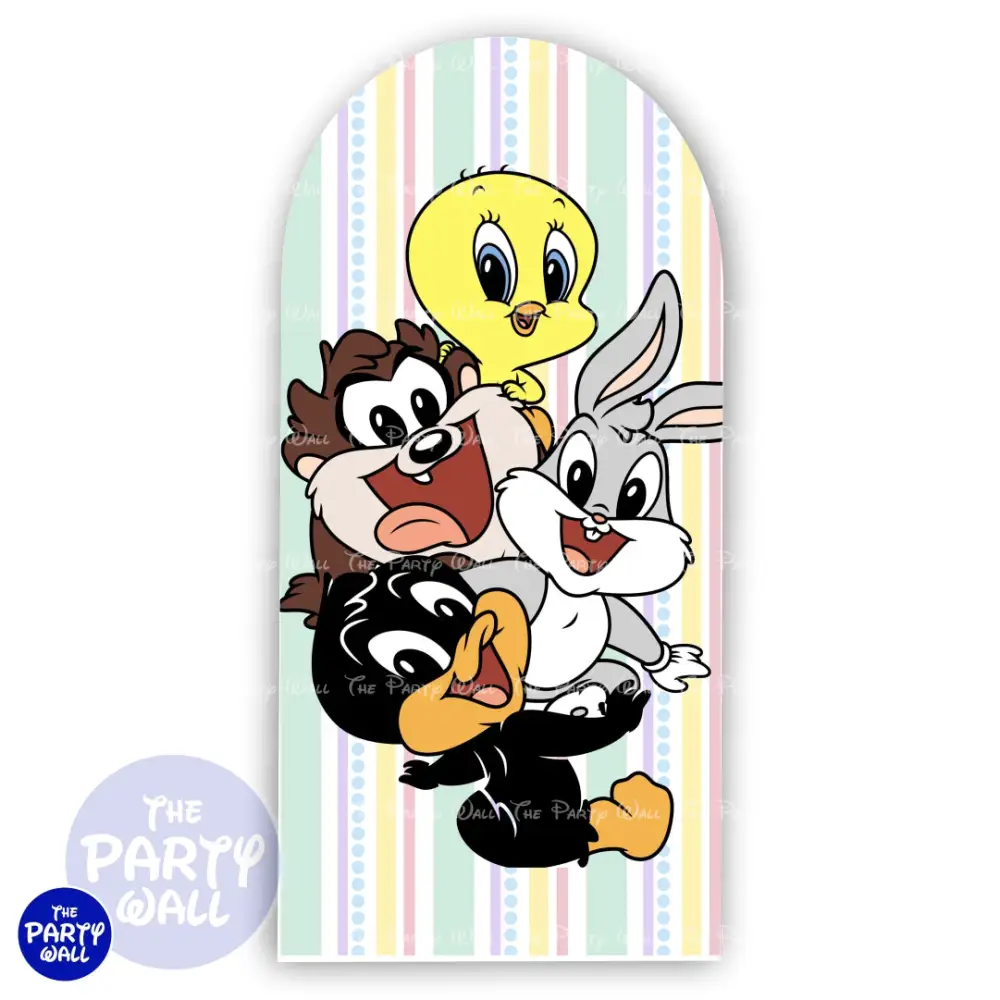 Looney Tunes - Funda para mampara de punta redonda o rectangular The Party Wall