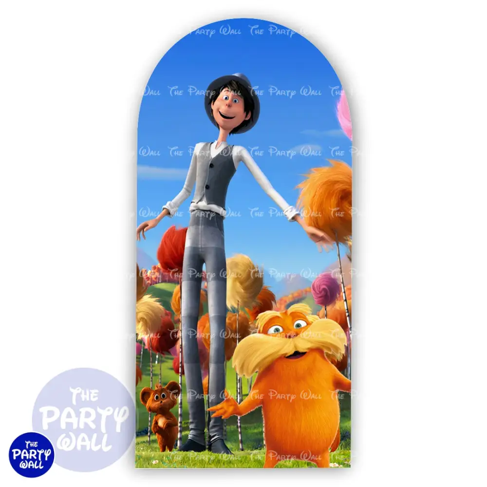 Lorax - Funda para mampara de punta redonda o rectangular The Party Wall