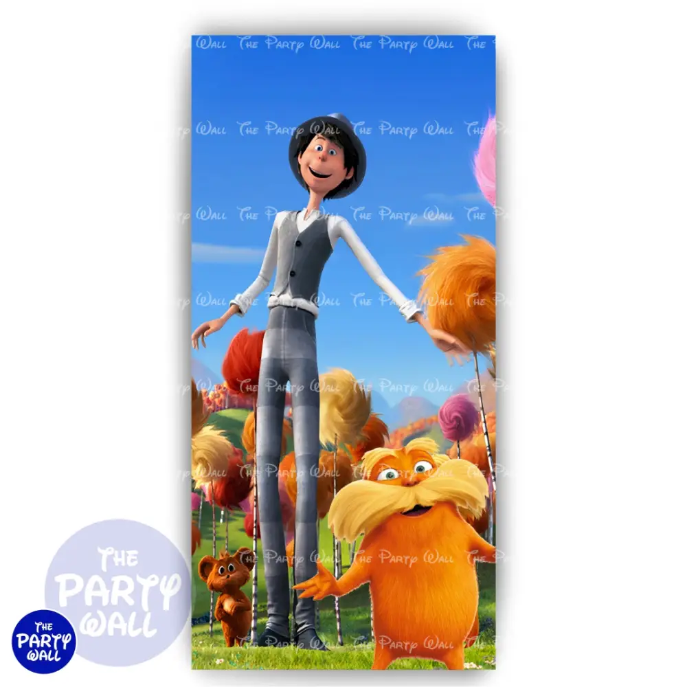 Lorax - Funda para mampara de punta redonda o rectangular The Party Wall
