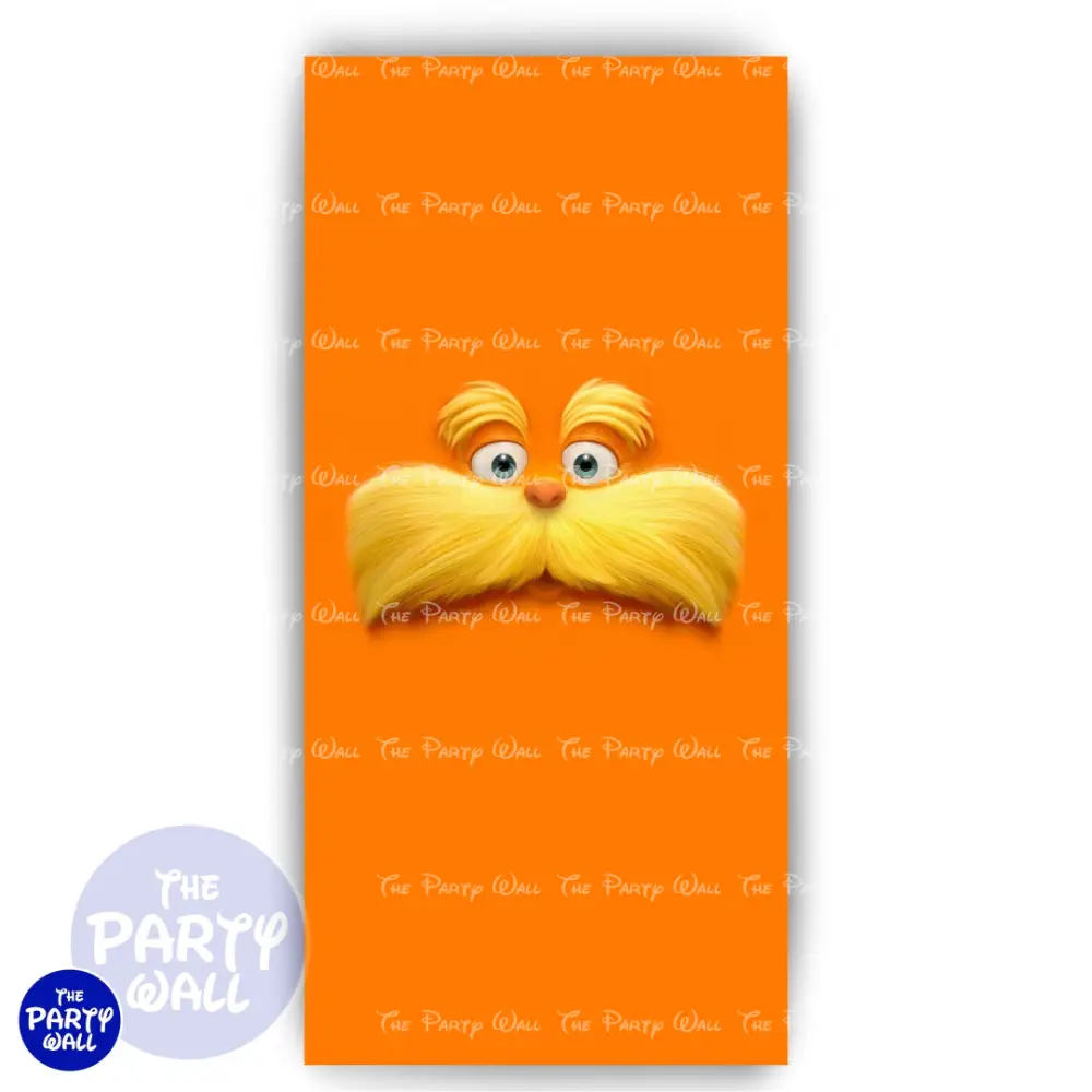 Lorax - Funda para mampara de punta redonda o rectangular The Party Wall