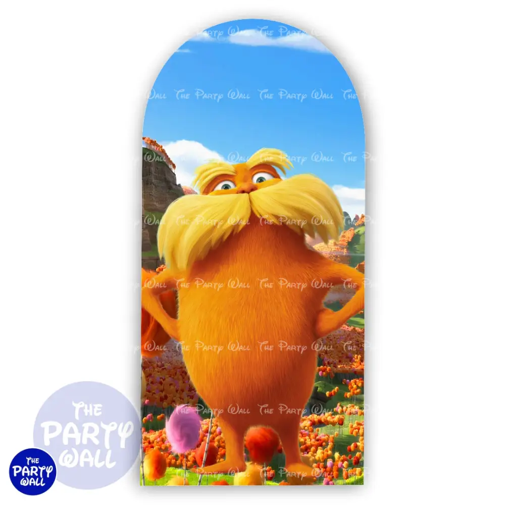 Lorax - Funda para mampara de punta redonda o rectangular The Party Wall