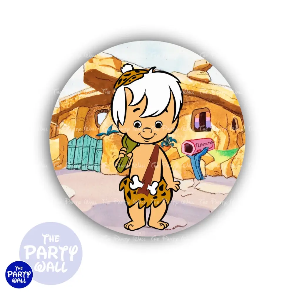 Los Picapiedra - Funda para mampara circular The Party Wall