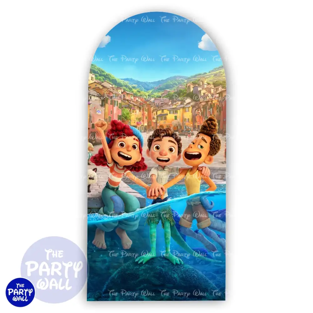 Luca - Funda para mampara de punta redonda o rectangular The Party Wall