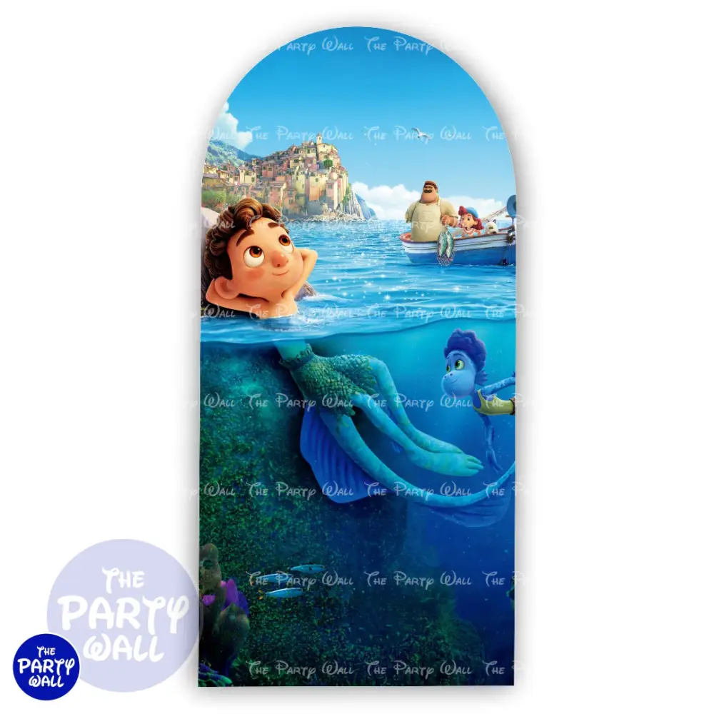 Luca - Funda para mampara de punta redonda o rectangular The Party Wall