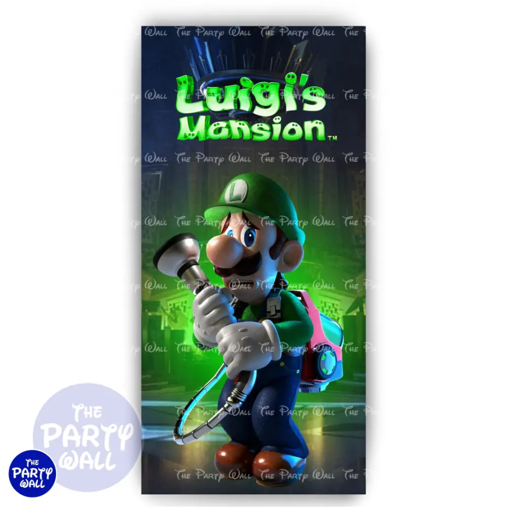 Luigi´s Mansion - Funda para mampara de punta redonda o rectangular The Party Wall