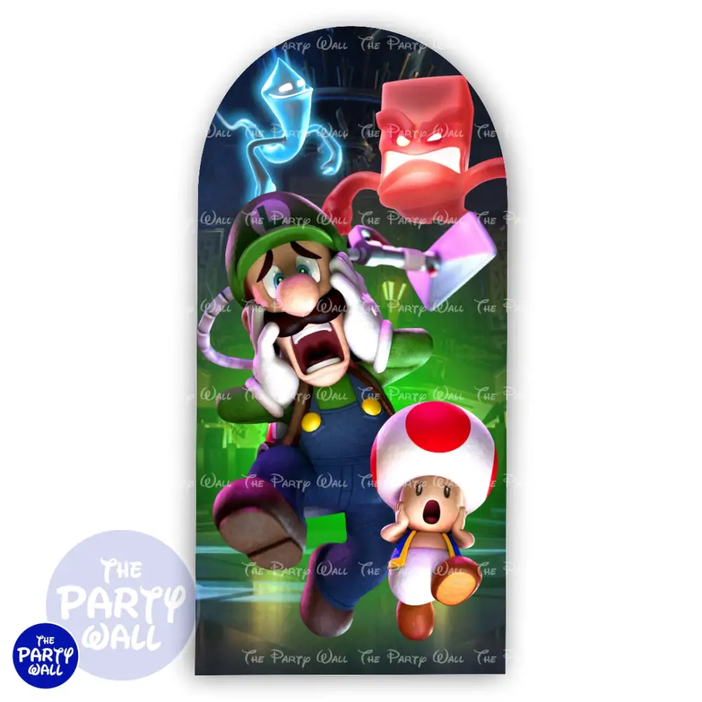Luigi´s Mansion - Funda para mampara de punta redonda o rectangular The Party Wall