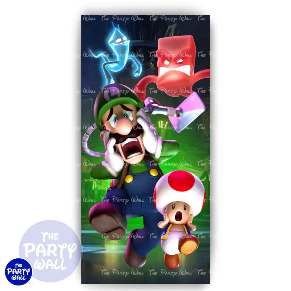 Luigi´s Mansion - Funda para mampara de punta redonda o rectangular The Party Wall