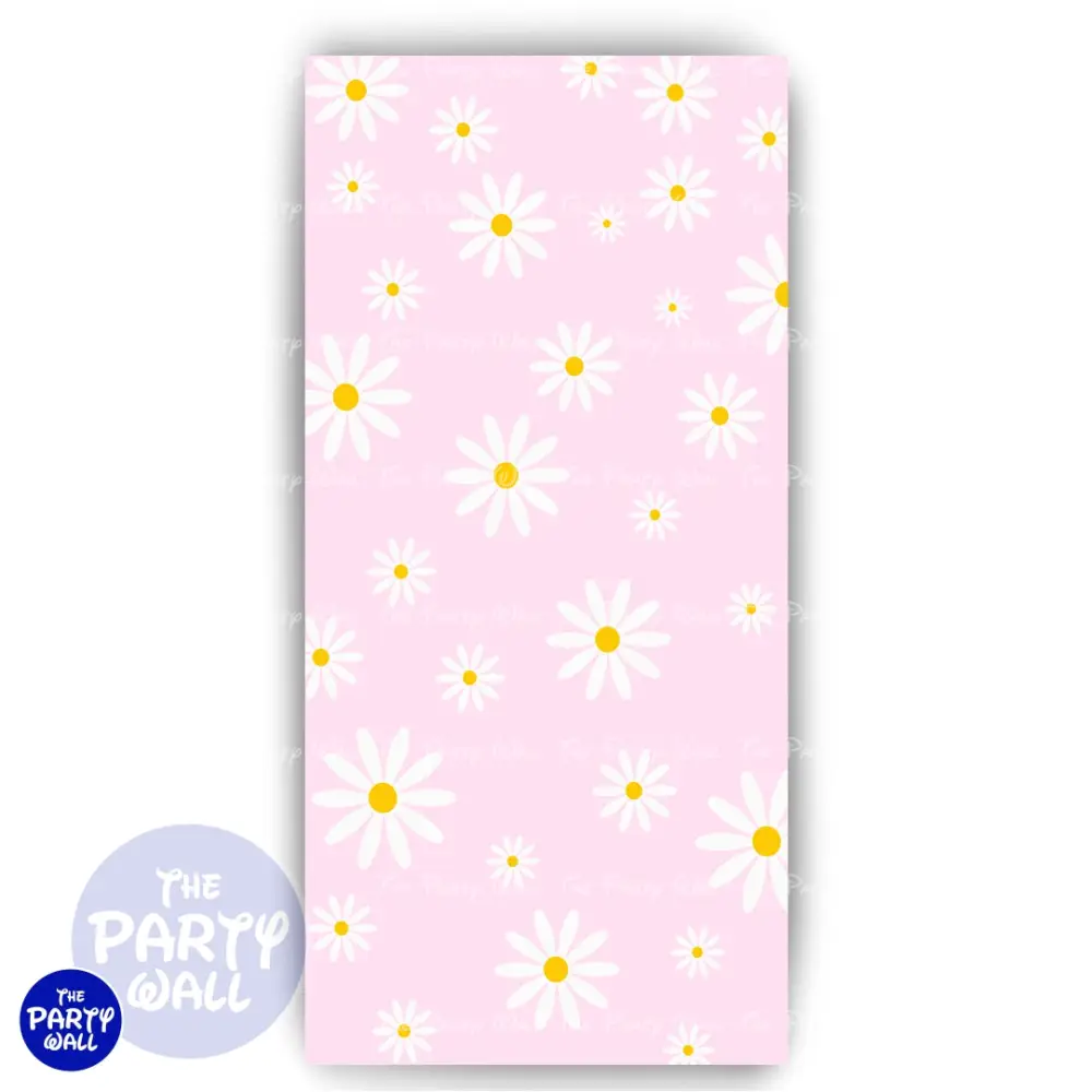 Margaritas / Daisies - Funda para mampara de punta redonda o rectangular The Party Wall