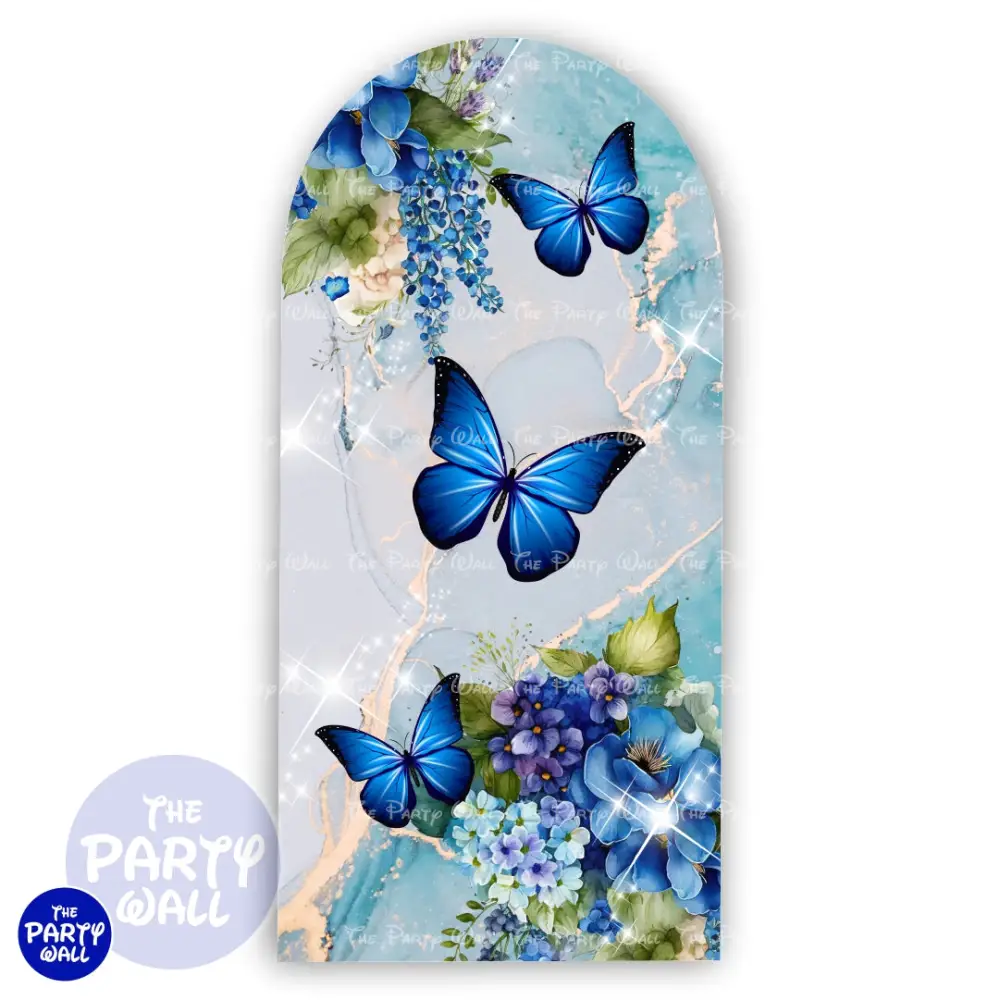 Mariposas - Funda para mampara de punta redonda o rectangular The Party Wall