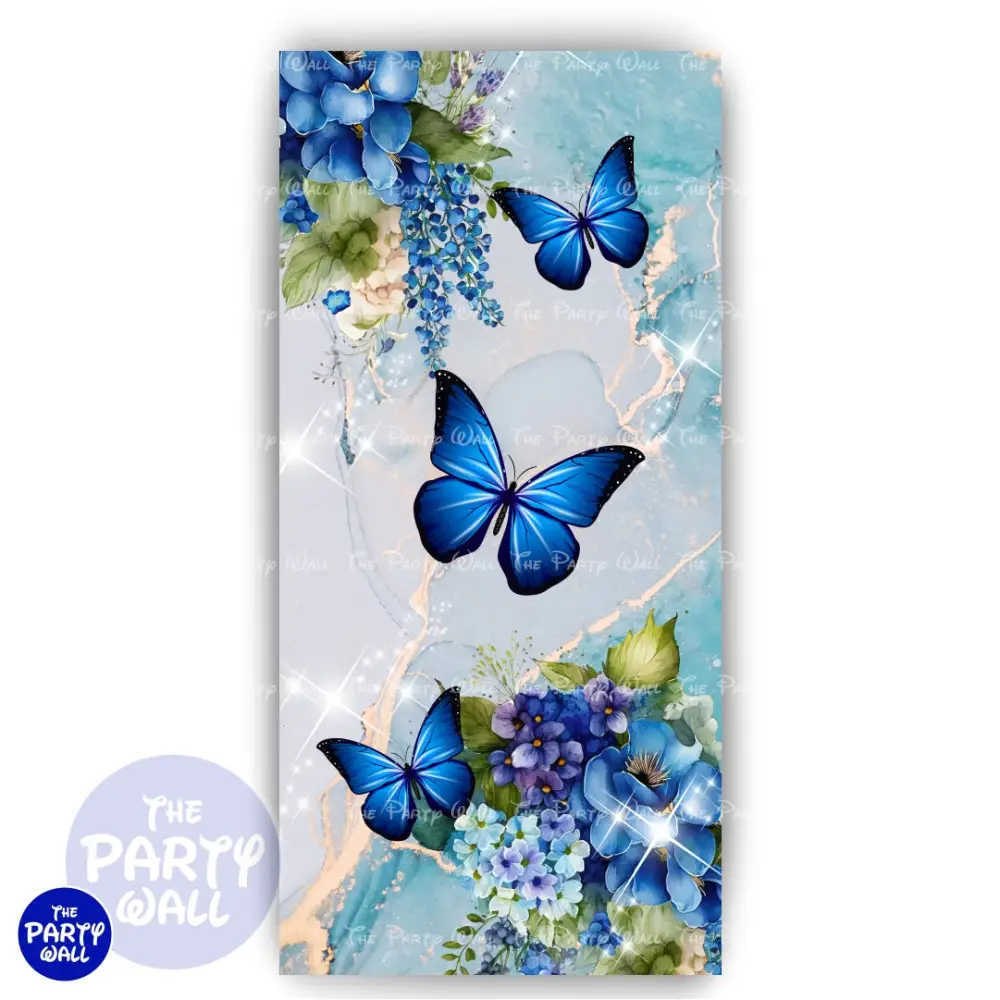 Mariposas - Funda para mampara de punta redonda o rectangular The Party Wall