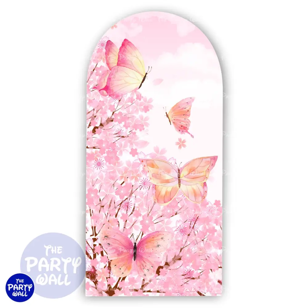 Mariposas - Funda para mampara de punta redonda o rectangular The Party Wall