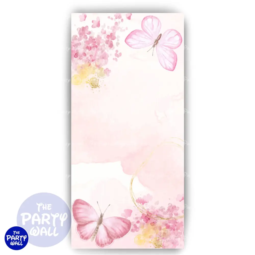 Mariposas - Funda para mampara de punta redonda o rectangular The Party Wall