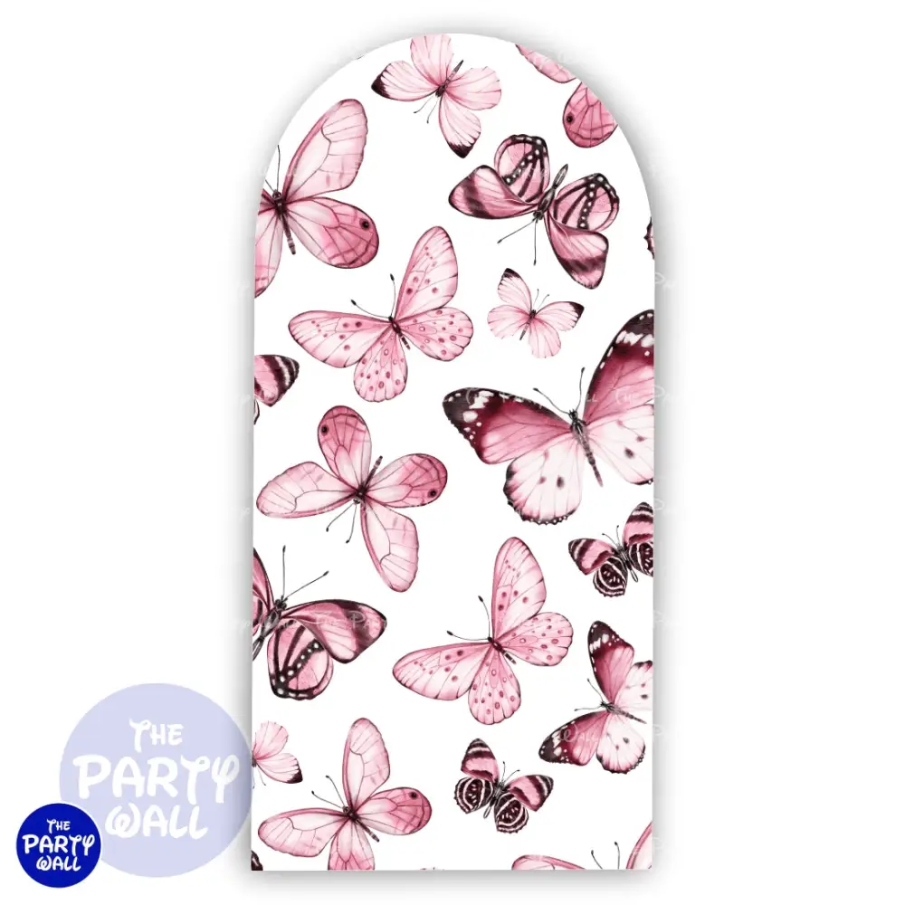 Mariposas - Funda para mampara de punta redonda o rectangular The Party Wall