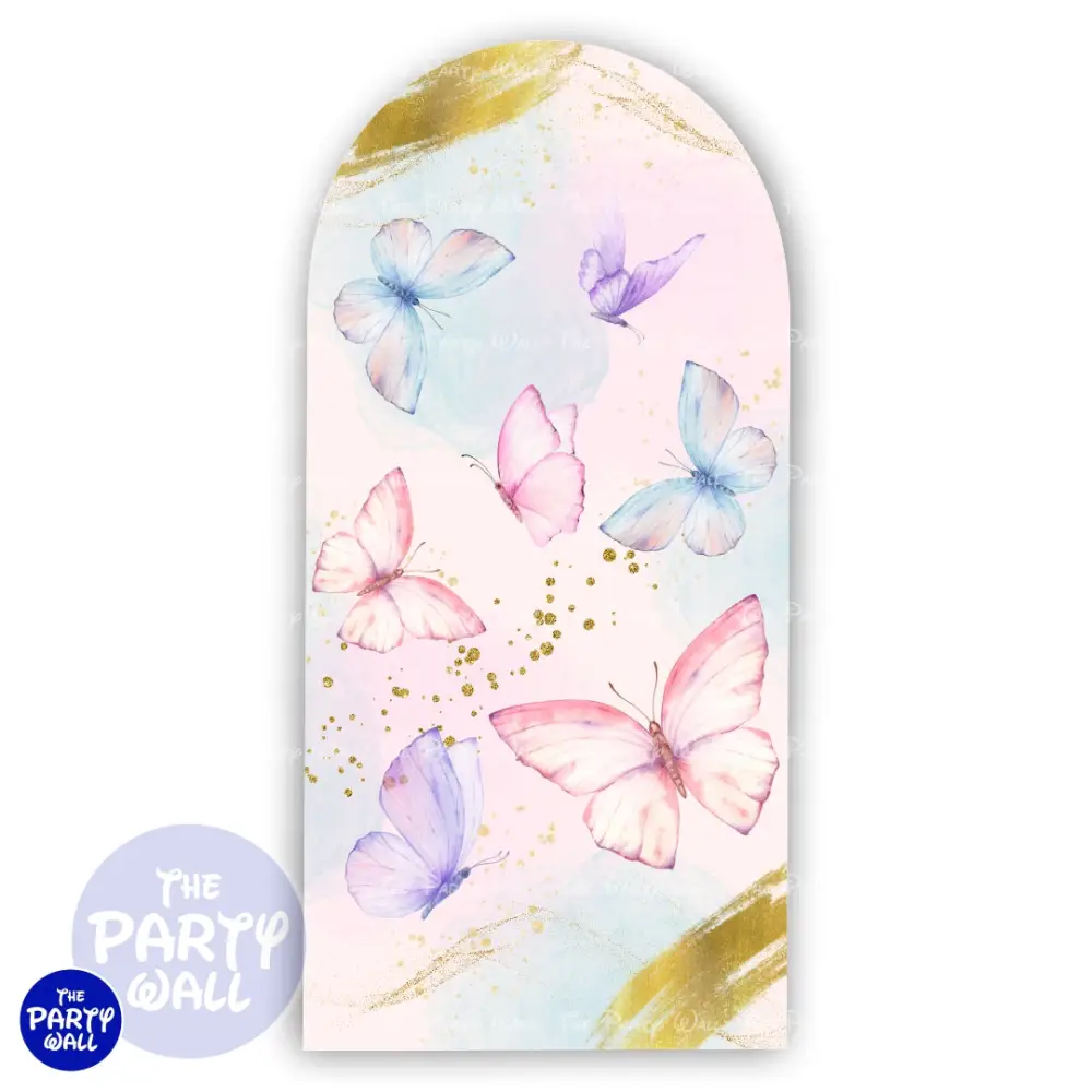 Mariposas - Funda para mampara de punta redonda o rectangular The Party Wall