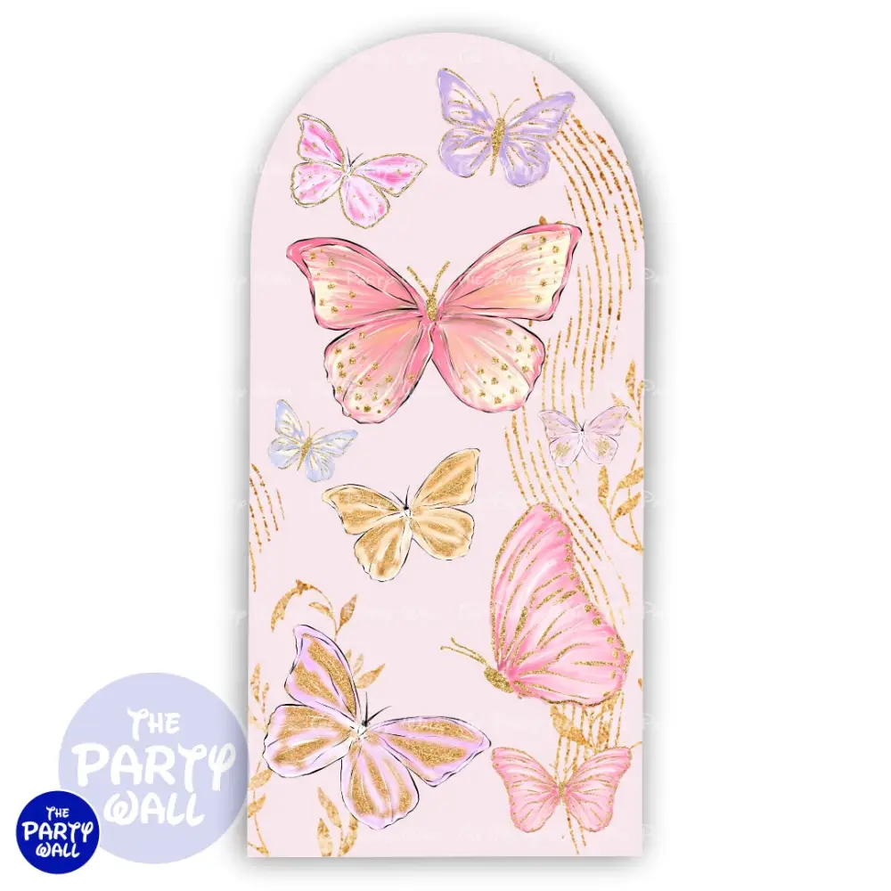 Mariposas - Funda para mampara de punta redonda o rectangular The Party Wall