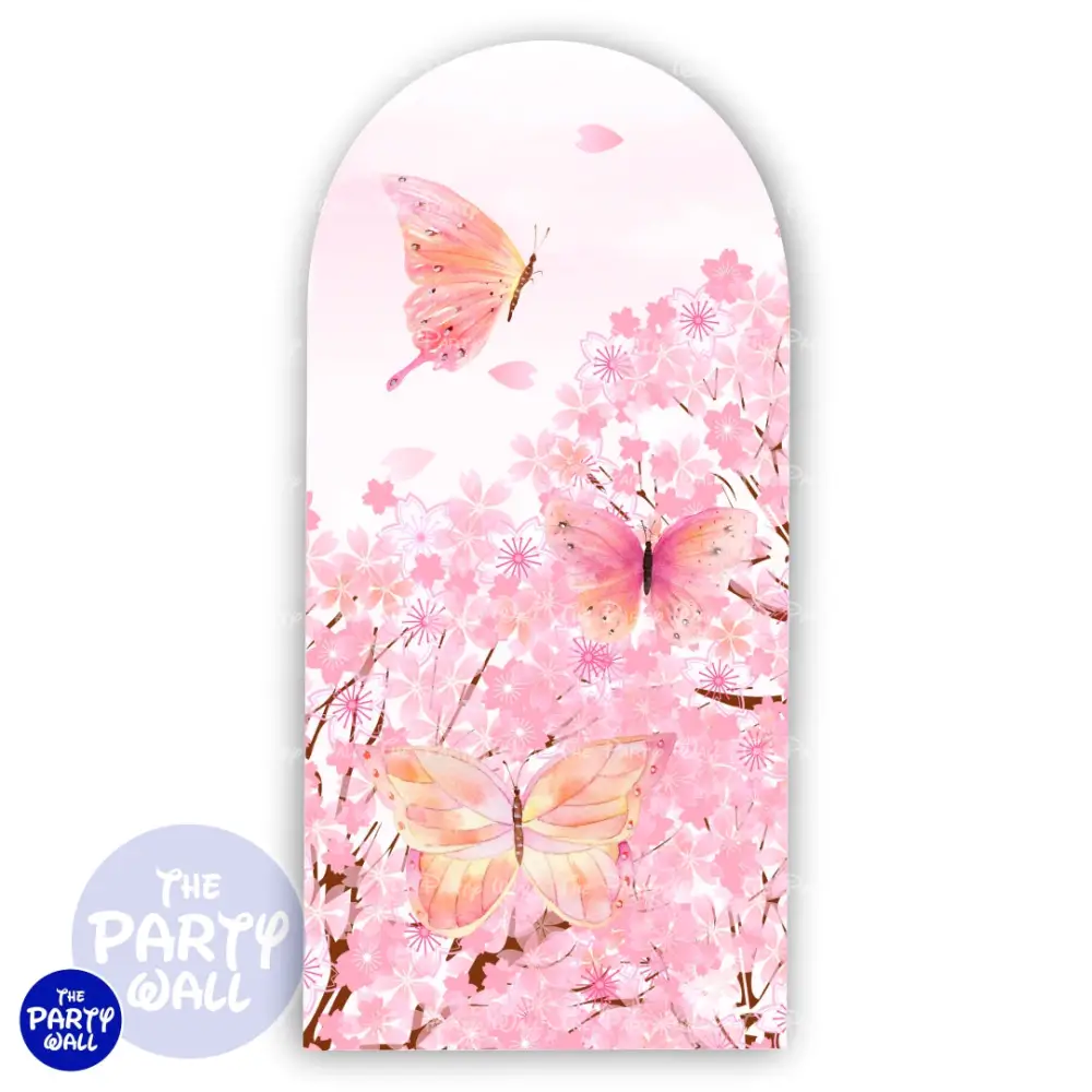 Mariposas - Funda para mampara de punta redonda o rectangular The Party Wall