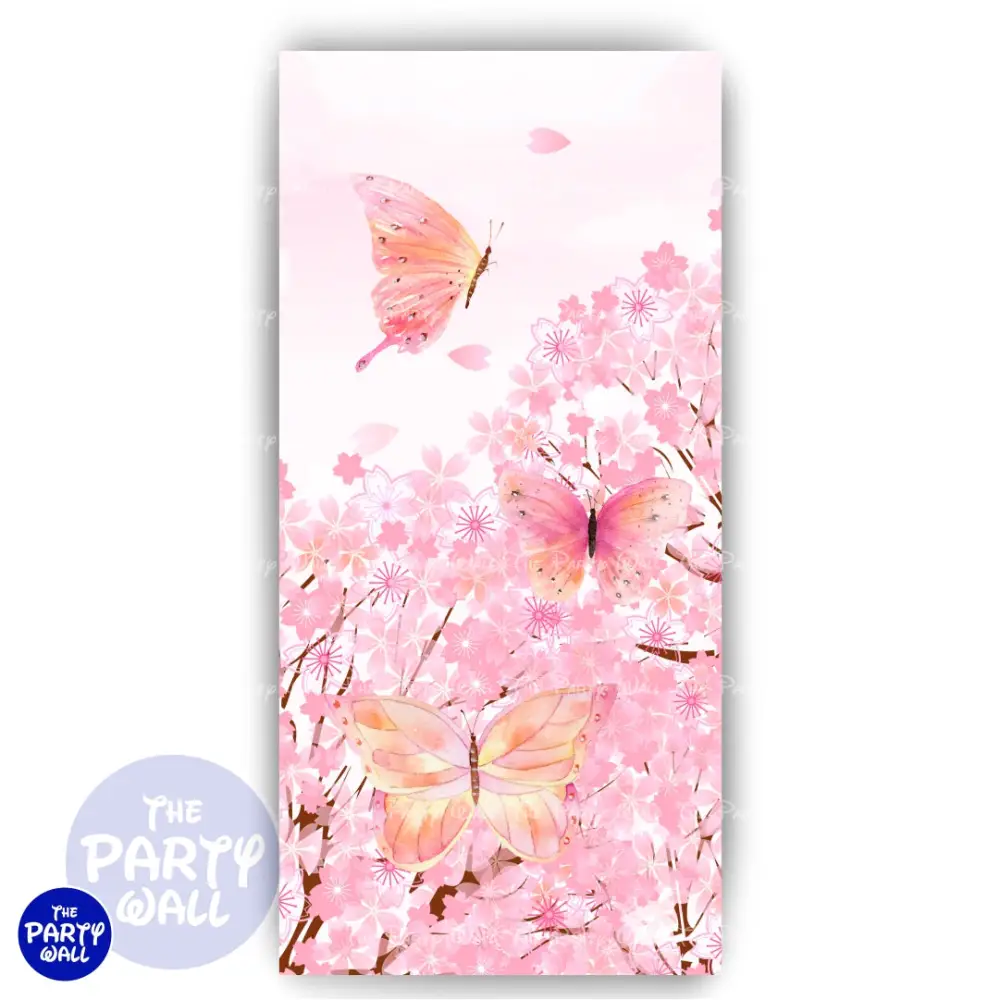 Mariposas - Funda para mampara de punta redonda o rectangular The Party Wall