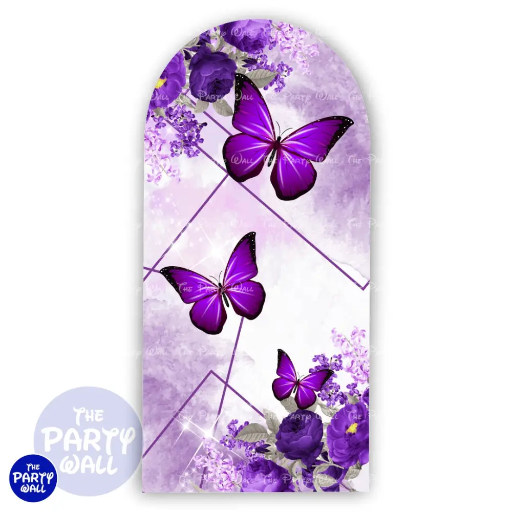 Mariposas - Funda para mampara de punta redonda o rectangular The Party Wall