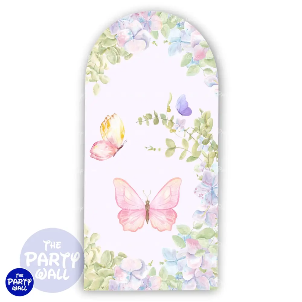 Mariposas - Funda para mampara de punta redonda o rectangular The Party Wall