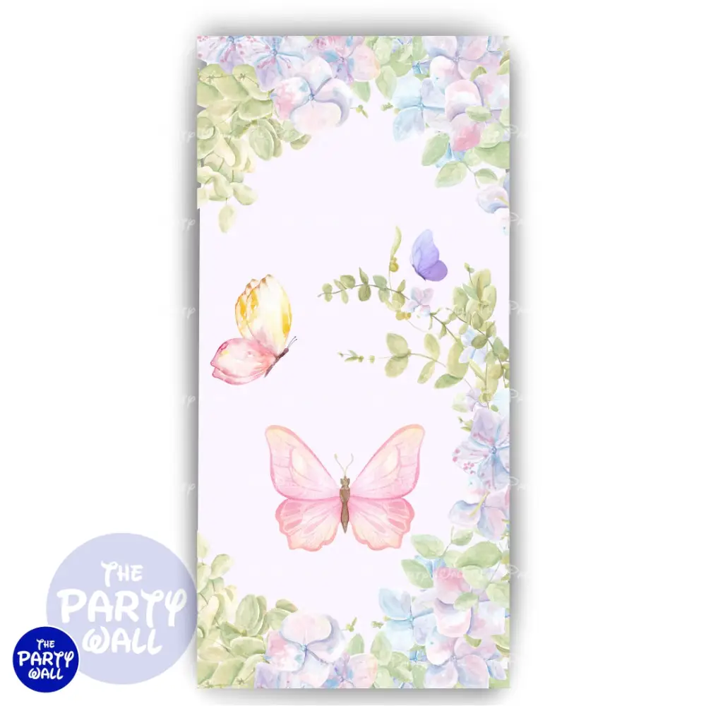 Mariposas - Funda para mampara de punta redonda o rectangular The Party Wall