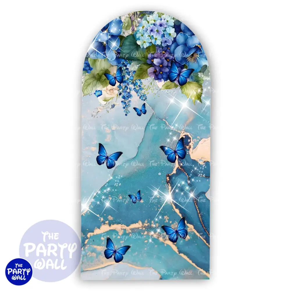 Mariposas - Funda para mampara de punta redonda o rectangular The Party Wall