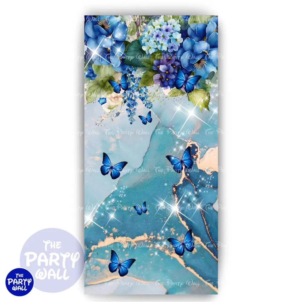 Mariposas - Funda para mampara de punta redonda o rectangular The Party Wall