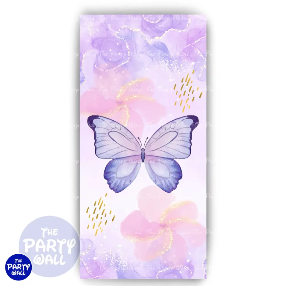 Mariposas - Funda para mampara de punta redonda o rectangular The Party Wall