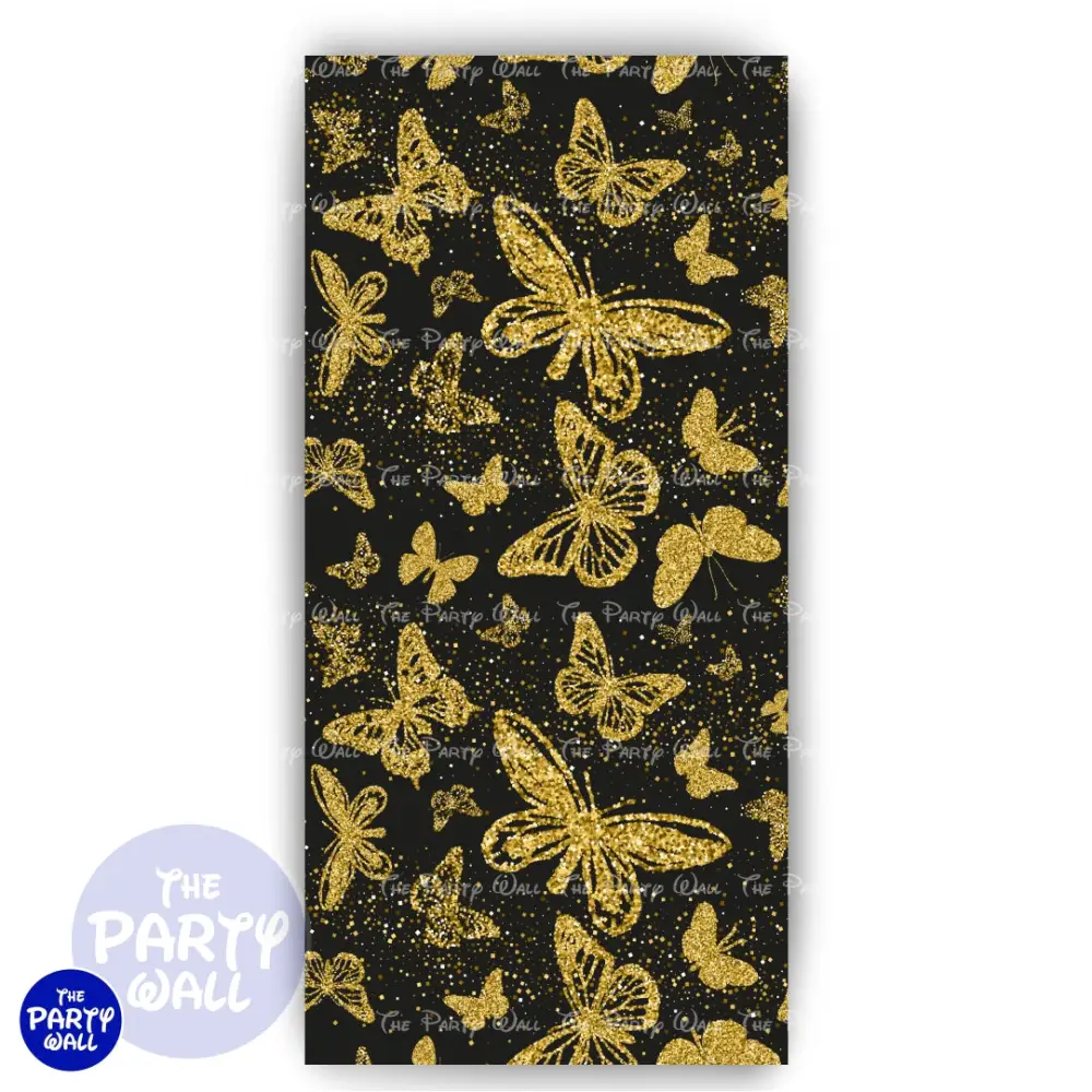 Mariposas - Funda para mampara de punta redonda o rectangular The Party Wall